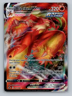 Pokemon SWSH06: Chilling Reign #021/198 Blaziken VMAX - Image 1