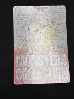EX+ Jolteon Carddass Monsters Collection Bandai 1996 Pokemon Japanese - Image 4
