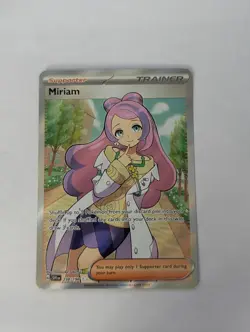 Pokemon Scarlet & Violet Holo Miriam 238/198 Ultra Rare NM - Image 1