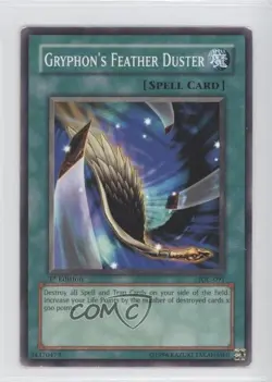 Gryphon's Feather Duster 1st Ed. YuGiOh Invasion of Chaos #IOC-091 2004 READ - Image 1