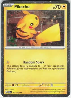 Pikachu (Cosmo Holo) 051/162 Promo Miscellaneous Cards & Products Pokemon NM - Image 1