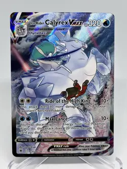 Pokemon TCG Astral Radiance Ice Rider Calyrex VMAX TG15/TG30 Ultra Rare NM/M - Image 1