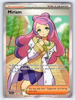 Miriam 238/198 Scarlet & Violet Ultra Rare Pokemon Holo Near Mint - Image 1