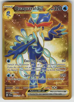 Quaquaval ex 273/193 Hyper Rare Paldea Evolved Pokemon Near Mint - Image 1
