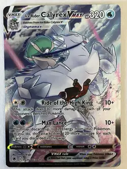 Ice Rider Calyrex VMAX TG15/TG30 Astral Radiance Trainer Gallery Pokemon Card NM - Image 1