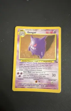 🔥 Gengar 5/62 Fossil Holo Pokemon Card HP Vintage 🔥 - Image 1