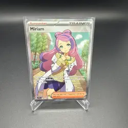 Pokemon TCG Miriam Trainer Full Art 238/198 Holo Scarlet & Violet Base Set NM - Image 3