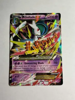 M Gallade EX 35/108 Holo EX Rare Roaring Skies Pokemon Holo MP - Image 1