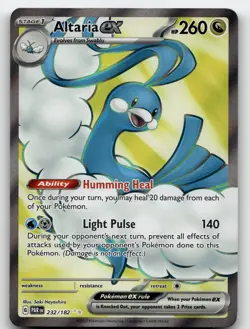 ALTARIA EX 232/182 ULTRA RARE PARADOX RIFT POKEMON NEAR MINT - Image 1