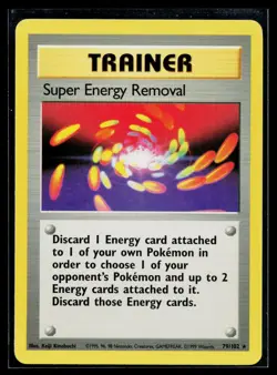 Super Energy Removal 79/102 Base Set Unlimited Rare Lightly Played - Image 1