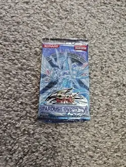 Yugioh Stardust Overdrive Booster Pack English Edition Sealed - Image 1