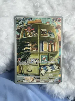 167/162 Litten - Temporal Forces - Illustration Rare - Pokemon Card TCG - Image 2