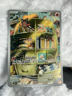 167/162 Litten - Temporal Forces - Illustration Rare - Pokemon Card TCG - Image 3