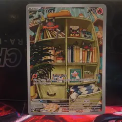 Pokemon TCG Litten Full Art Holo Card 167/162 Temporal Forces Illustration Rare - Image 1