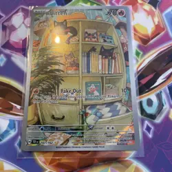 Pokemon TCG Litten Holo Illustration Rare Card 167/162 Temporal Forces - Image 1