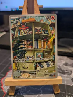 Pokemon Card TCG - Litten 167/162 - Temporal Forces - Illustration Rare - NM - Image 1