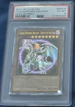 Yugioh Chaos Emperor Dragon - Envoy of the End DPKB-EN016 PSA 6 - Image 1