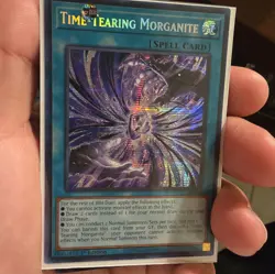 TIME-TEARING MORGANITE PRISMATIC SECRET RARE 1ST EDITION MP24-EN088 YUGIOH! - Image 1