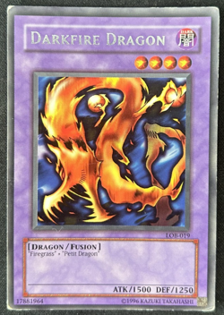 Darkfire Dragon LOB-019 (MP) Rare Unlimited - Image 1