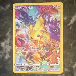 Pokemon Pikachu Secret Rare Full Art 160/159 Crown Zenith Holo EN 70 HP - Image 1
