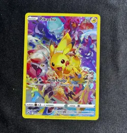 Pokemon Pikachu Secret Rare Full Art Holo 160/159 Crown Zenith EN 70 HP 2023 - Image 1