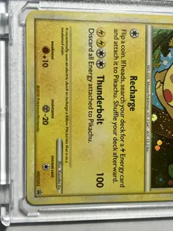 Pikachu Promo HGSS03 Holo Pokemon Card HeartGold & SoulSilver Rare Holo Vintage - Image 3