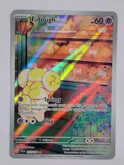 Pokemon Fidough 213/198 SV01 Illustration Rare Full Art Holo English 2023 - Image 1