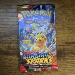 Pokemon Trading Card Game Scarlet & Violet Surging Sparks 10-Card Booster Pack - Image 1