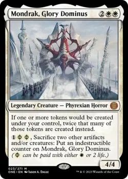 MTG - Mondrak, Glory Dominus - Phyrexia: All Will Be One - Light Play - Normal - Image 1