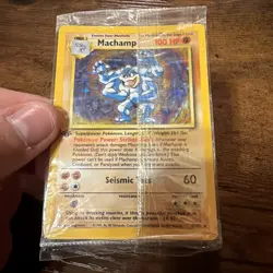 1999 Pokemon TCG Machamp Holo Rare Card Base Set, 1st Edition, #8/102 Sealed - Image 3