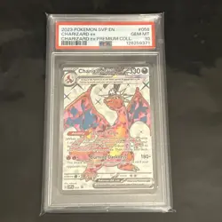 Charizard ex 056 Sv: Scarlet & Violet Black Star Promo Cards Holo PSA 10 ENG - Image 1