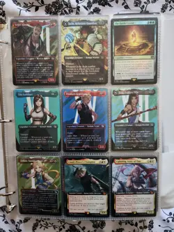 Final Fantasy Magic The Gathering MTG Lot Surge Foil Borderless Extended Cards - Image 1