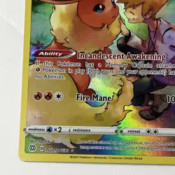 Flareon - Brilliant Stars - Full Art Holo Rare - NM TG01/TG30 - Pokemon TCG - Image 5