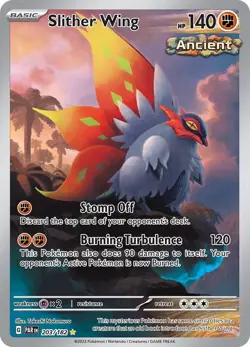Slither Wing Illustration Rare 203/182 Pokemon Paradox Rift Full Art Holo - Image 1