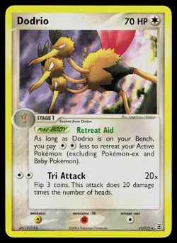 Pokemon Card FireRed & LeafGreen Dodrio 21/112 Rare - Image 1