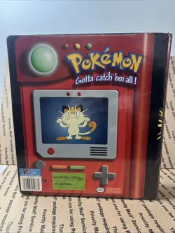 Pokemon 3 Ring Binder Gotta Catch 'Em All 1999 Pikachu Pokedex + 72 Base Cards - Image 2