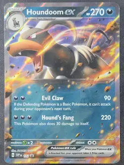 Houndoom ex 103 Double Rare Black Star Promo Pokemon TCG - Image 1