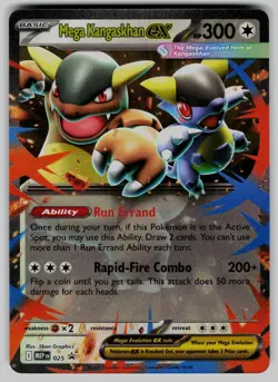 Mega Kangaskhan ex 025 Holo Promo ME: Mega Evolution Promo Pokemon Near Mint - Image 1