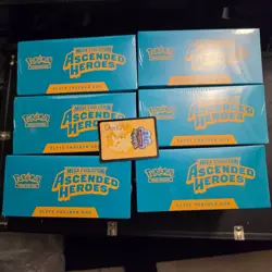 Lot of 6 - Pokemon Ascended Heroes Elite Trainer Box ETB Sealed Send Offers - Image 1