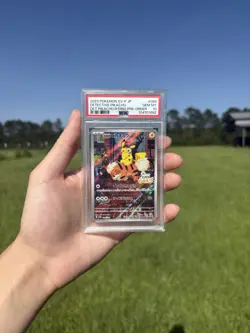 2023 POKEMON JAPANESE SV-P PROMO #098 DETECTIVE PIKACHU PSA 10 - Image 1