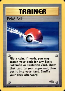 POKEMON POKE BALL 64 JUNGLE 64 COMMON UNLIMITED LP - Image 1