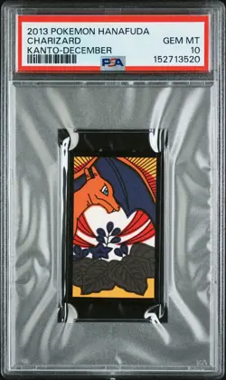 2013 POKEMON HANAFUDA KANTO DECEMBER CHARIZARD PSA 10 - Image 1