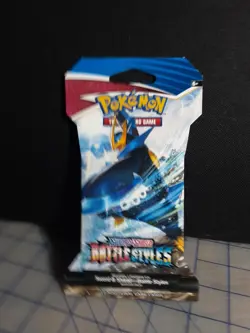 Pokemon Sword & Shield Battle Styles Sleeved 4 Booster Packs Full Art Set - Image 2
