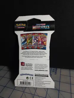Pokemon Sword & Shield Battle Styles Sleeved 4 Booster Packs Full Art Set - Image 3