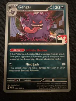 Pokemon TCG Gengar Prize Pack Series 9 Stamped - NonHolo - Perfect Order - Image 1