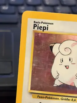 Pokemon Piepi (Clefairy) 5/102 Base Set Holo Rare German - Image 2