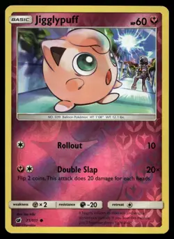 POKEMON JIGGLYPUFF CRIMSON INVASION 71/111 REVERSE HOLO C NM/M - Image 1