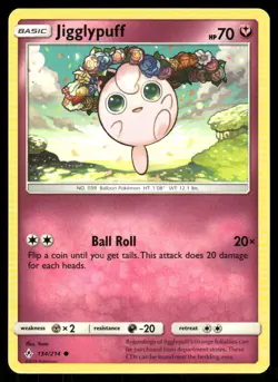 Pokemon Jigglypuff Unbroken Bonds 134/214 C NM/M - Image 1