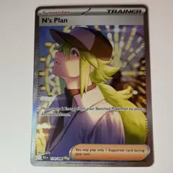 N's Plan SIR 170/086 SV Black Bolt Full Art English Pokemon Card - Image 2
