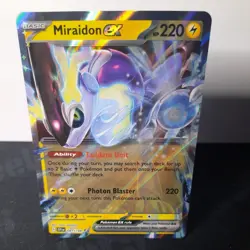 Pokemon TCG Miraidon EX 081/198 SV01 Double Rare Holo Card in NM Condition - Image 1